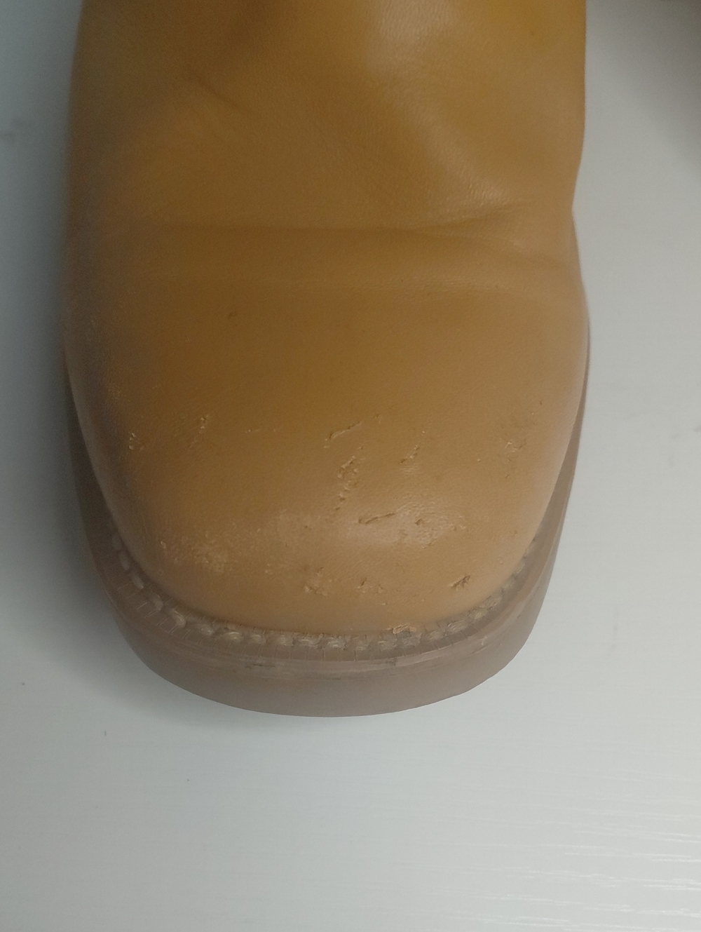 Vintage Colorado Tan Western Mid-Calf Boots Men's Size 8 W Cowboy Boots - Picture 12 of 13